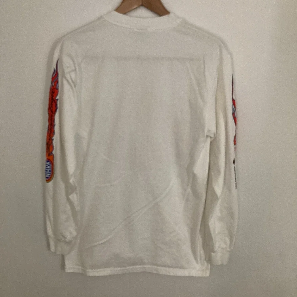 Vtg Harley Davidson Screamin Eagle NHRA Shirt Mens M Biker Flames Racing - Picture 5 of 9